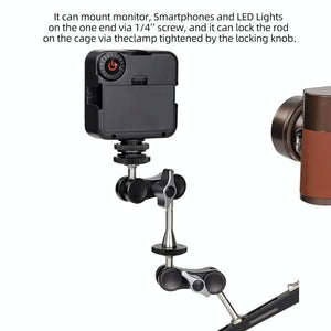 Versatile Dual Ballhead Magic Arm | Camera | Monitor Mounting | TM - 3