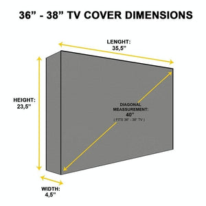 Universal Outdoor TV Cover | Waterproof & Dustproof | Fits 30 - 32 Inches