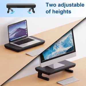 Adjustable Laptop Stand with Storage Drawer | Height Riser | Upgrade