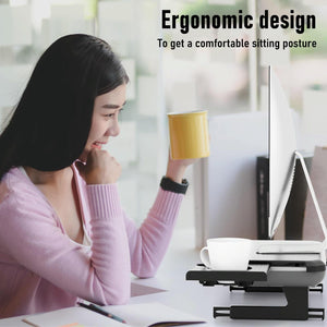 Adjustable Laptop Stand with Storage Drawer | Height Riser | Upgrade