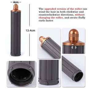 30mm Long Barrel Curling Iron for Dyson Hair Dryer | Upgraded Red