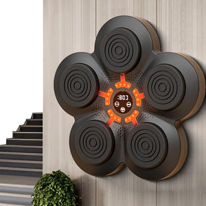 Bluetooth Music Boxing Machine with Wall Mount and Adult Gloves | With Kids Gloves