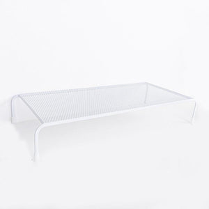 Desk Organizer Bracket | Elevated Computer Monitor | Wrought Iron | Deepen Single Layer