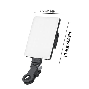 5W Mobile Phone Fill Light for Live Broadcast with Screen | V11 Cool & Warm