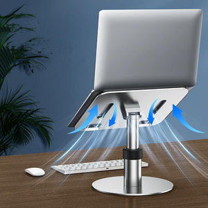 Portable Aluminum Laptop Stand for Better Cooling & Ergonomics