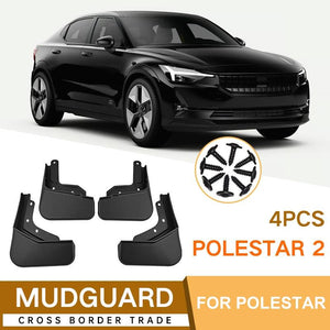For Polestar 2 | 4 Pcs / Set Car Auto Soft Plastic Splash Flaps Fender Guard