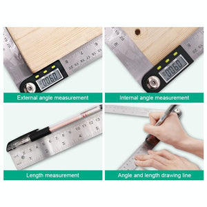 Digital Angle Finder Protractor Ruler | LCD Display