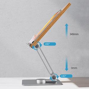 360 Degree Rotating Laptop & Book Stand | Adjustable & Hands-Free