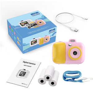 Smart Kids Thermal Camera with Printing Paper | 2.4" | Blue Focus | 503AF Pink Focus