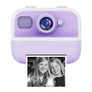 Blue Children's Thermal Camera with Dual-Camera 1080P HD | 2400W Pixel | 2.4-Inch Display | Purple