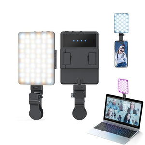 Portable 5W Fill Light for Mobile Live Broadcast | V11SE Cool & Warm