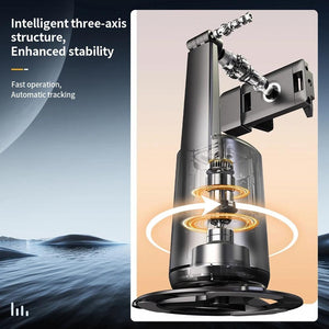 Auto Tracking Gimbal Stabilizer with Fill Light & Selfie Stick | 360° Rotation | A200 Set 3