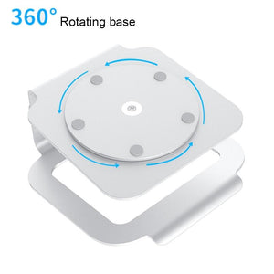 Adjustable Aluminum Laptop Stand | 360° Rotation | Ergonomic | 10-17 Inch | For MacBook Air & Pro