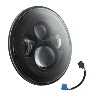 7 Inch Round LED Headlight | H4 / H13 | DC 9-30V | 4000Lm | 6000K | 40W | Jeep Wrangler