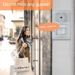 Grey Wireless Door Chime | Visitor Alert