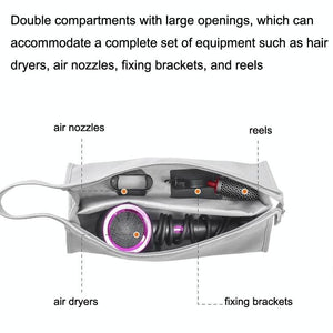 Dyson Hair Dryer Storage Package | Protective Cover | Silver