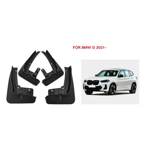 For BMW iX3 Electric 2021-2022 | 4 Pcs / Set Car Auto Soft Plastic Splash Flaps Fender Guard