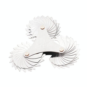 60° Stainless Steel Thread Gauge | 51 Pieces