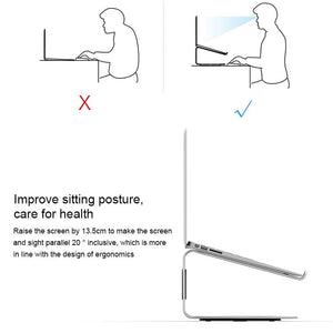 360° Rotating Aluminum Laptop Stand | Efficient Cooling