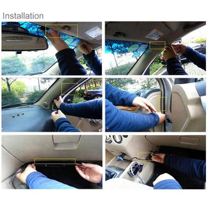 4.3 Inch HD 1080P Rearview Mirror Vehicle DVR with Screen Display