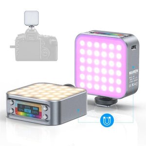 Portable Dimmable RGB Fill Light for Photography & Phone