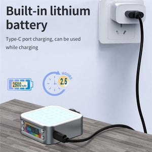 Portable Dimmable RGB Fill Light for Photography & Phone