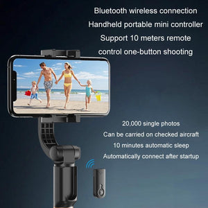 Multifunctional Mobile Phone Gimbal Stabilizer with Live Video & Selfie Stick