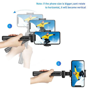 Multifunctional Mobile Phone Gimbal Stabilizer with Live Video & Selfie Stick