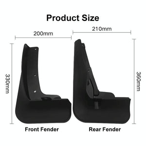 Toyota Highlander 2021-2022 | 4Pcs/Set Car Auto Soft Plastic Splash Flaps | Fender Guard