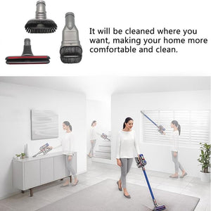 3-in-1 Round Stiff and Bed Brush | For Dyson Vacuum