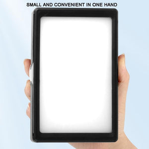 8" Three - Colour Photography Flat - Panel Live Fill Light | 0.5m Bracket & Bluetooth Remote