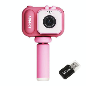 48MP Dual Lens Kids Digital Camera with 2.4" IPS Screen & 32GB TF Card | Blue Fox | With 64GB TF Card | Pink Bunny