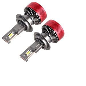 1 Pair H7 DC12V 65W 6000K 6500Lm LED Car Headlights