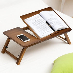 Adjustable Folding Laptop Desk for Dorm or Study | Height & Space Saver