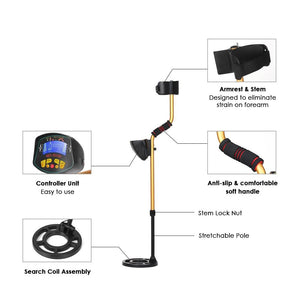 MD3010II Underground Metal Detector | High Sensitivity | Precise Target Detection
