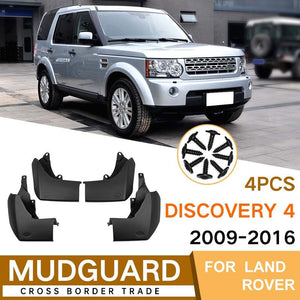 For Land Rover Discovery 4 2009-2016 | 4 Pcs / Set Car Auto Soft Plastic Splash Flaps Fender Guard