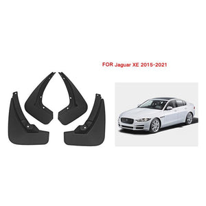 For Jaguar XE 2015-2021 | 4 Pcs / Set Car Auto Soft Plastic Splash Flaps Fender Guard