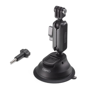 360° Rotating Car Suction Cup Holder for DJI Action 3 | Double Ball Design