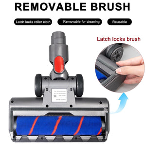 Soft Bristle Roller Brush with Light | For Dyson Vacuum Cleaners