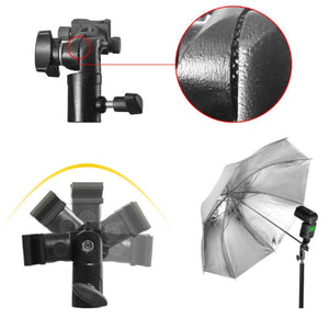 Multifunctional Flash Light Stand Umbrella Bracket | Max Load 3Kg