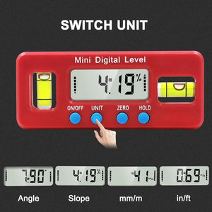 Mini Digital Magnetic Spirit Level | 100mm