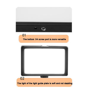 8" Three-Colour Temperature Flat-Panel Live Fill Light with 2.1m Bracket