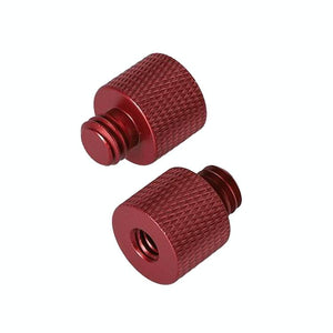 10-Piece 1/4 to 3/8 Screw Adapter | Red