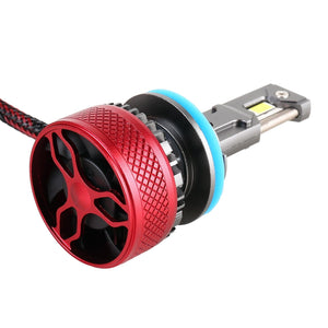 1 Pair LED Headlights | H8/H11 | DC 12V | 65W | 6000K | 6500LM