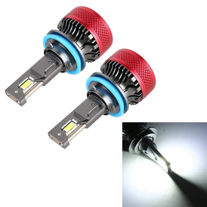 1 Pair LED Headlights | H8/H11 | DC 12V | 65W | 6000K | 6500LM
