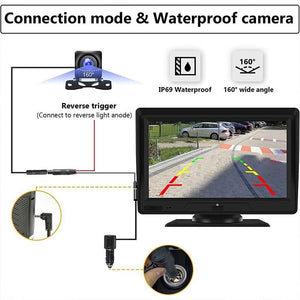 Car Navigator with Dual-Lens Recorder | 7" Touch Display | Smart Driving & Wireless Setup