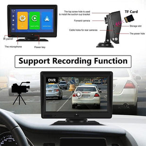Car Navigator with Dual-Lens Recorder | 7" Touch Display | Smart Driving & Wireless Setup