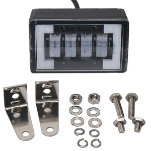 4.76" LED Work Light | 24W | DC 12-24V | 1800LM | IP67 | Front Bumper / Roof Light | With Holder