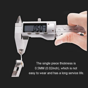 60° Stainless Steel Thread Gauge | 30 Pieces