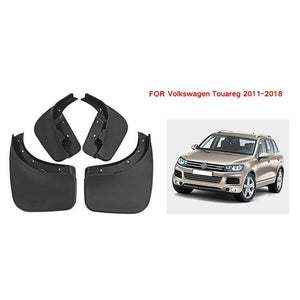 For Volkswagen Touareg 2011-2018 | 4 Pcs / Set Car Auto Soft Plastic Splash Flaps Fender Guard